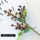 thumbnail image 1 of Rama de olivo artificial con frutos y follaje sintéticos para decoración del hogar. Rama artificial para arreglos de pared, relleno de jarrones o para complementar ramos de flores., 1 of 1