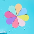 thumbnail image 2 of MasteelfCA 8pcs Facial Cleaning Sponge Puff Petal Shape Eight Colors Face Smooth Cleaning Tools Makeup Powder Sponge (Mixed Color), 2 of 7