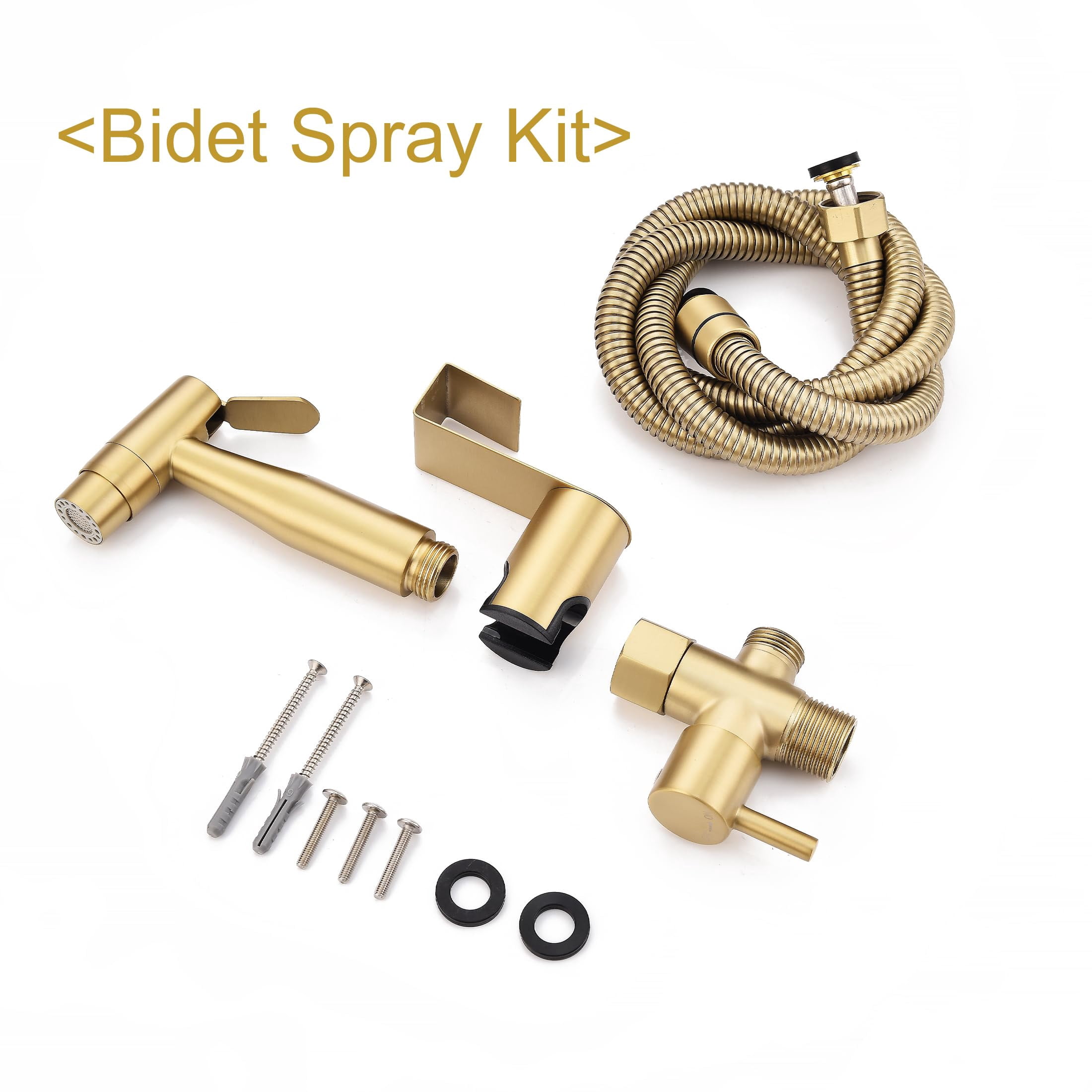 Stainless Steel Bidet Sprayer For Toilet  Finish With Jet And Soft Spray Modes Handheld Cloth Diaper Bathing Pets Feminine Wash