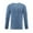 Blue, variant on ZRGHAOYLQ Quick Dry Mesh Shirts Moisture Wicking Mens Long Sleeve Tee Shirts Light Weight Solid Color Shirt Big and Tall Crewneck Sport Shirts Tops Blue L