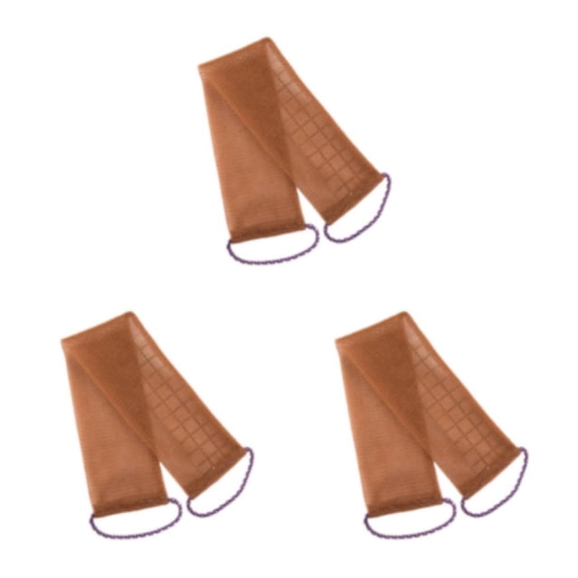 Qarigey Exfoliante de cepillo corporal para unisex: fácil de hacer espuma, elimina la piel muerta y draga los poros, se pliega después de Type1 NO1