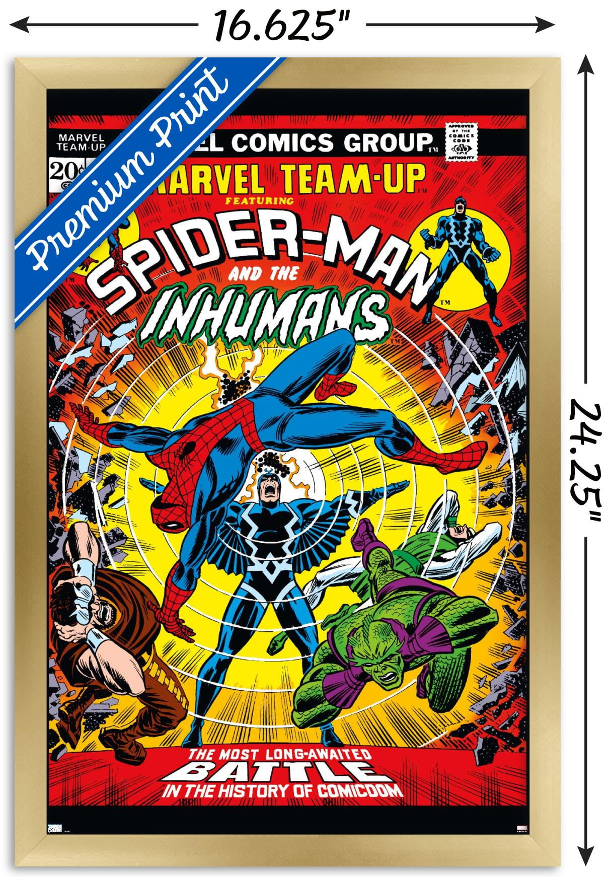 Marvel Comics - Marvel Team-Up #11 Wall Poster, 14.725" x 22.375" Framed