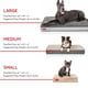 thumbnail image 2 of Cama Ortopédica para Perro Brindle Negro Carbón con Memory Foam y Cubierta de Velvetón Extraíble, 2 of 6