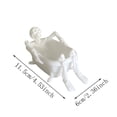 thumbnail image 3 of Skeleton Bathtub Planter, 3D-Printed Halloween Container and Gothic Desktop Storage Bowl for Succulents, Trinkets, Candy and Spooky Home, 3 of 7