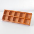 thumbnail image 4 of 1PC Wooden Multifunctional Storage Box Vintage 10 Compartments Desktop Storage Container for Home Living Room Bedroom, 4 of 9