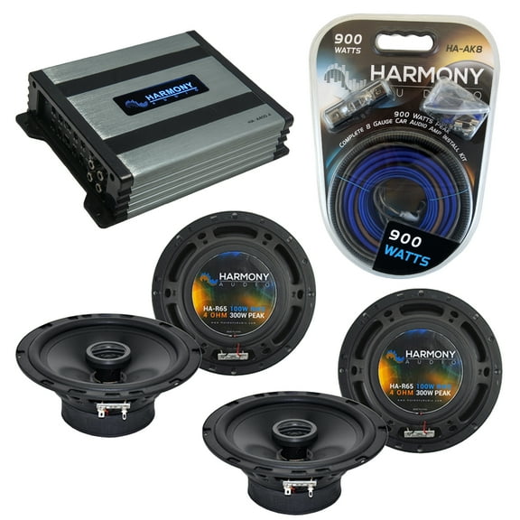 BMW Z8 2001-2001 Factory Speaker Replacement Harmony R65 & HA-A400.4 Amplifier