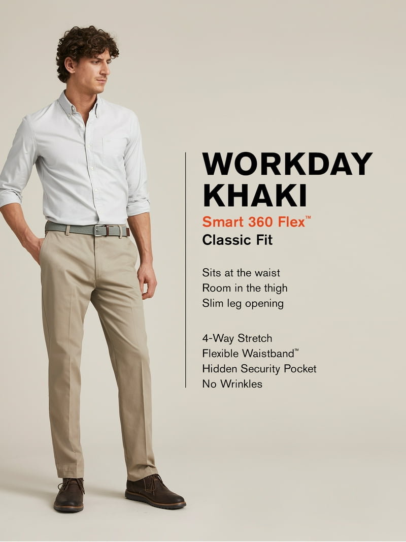 Pantalon Dockers D3 Classic Fit Kaki - Taille 36x29 - Coton - Occasion Très Bon état