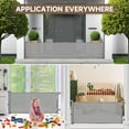 thumbnail image 2 of Wide Retractable Gates for Doorways, Mesh Dog Gate for The House, One-Hand Opening Gates for Stairs, Pet Puppy Fence Indoor & Outdoor Short Dog Gate Puppy Gate Pet Fence, 2 of 7