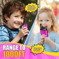 thumbnail image 4 of Walkie Talkies for Kids,Mini Rechargeable Walkie Talkies Two-Way Radios,3-6 Year Old Boys Girls Toys,Birthday Easter Gifts for Kids Ages 3 4 5 6 7 8, 4 of 6