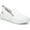 White Alyssu, variant on Women's Ally Slip-On Sneaker Purple 11W