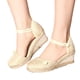 thumbnail image 2 of Amzcrzy Zapatos de mujer,Zapatos de mujer,Zapatillas de mujer, Sandalias de vestir de lona con plataforma y tacón medio bajo para mujer Sandalias Mujer Zapatillas De Casa, 2 of 7