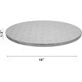 thumbnail image 3 of OCreme Cake Board, Silver Foil Round Cake Circles with Gorgeous Design, Sturdy & Durable 1/2 Thick Cake Drums, Round Cake Boards with 10 Diameter, Pack of 5 Disposable Cake Drums, 3 of 6