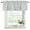 Blue Green, variant on 2 Pack Valances for Window, Teal Orange Eucalyptus Short Curtains for Kitchen Bedroom Living Room, Spring Botanical Leaves Rod Pocket Small Window Treatment Valance Drapes 42 x 18 Inch