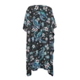 thumbnail image 3 of FKELYI Kimono Cover Up for Women Summer Beach Coverup Frangipani Flower Sea Turtle Print Half Sleeve Kimono Cardigan Sheer Beachwear Comfy Resort Wear for Ladies Casual Outfit, 3 of 6