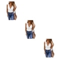 thumbnail image 4 of Sonducket Manténgase fresco y elegante con camisetas sin mangas sin mangas para mujer Camiseta sin mangas de poliéster informal Ropa de mujer Type1 NO1, 4 of 6
