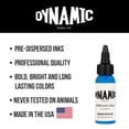 thumbnail image 5 of Tinta de tatuaje Dynamic Color Co- Electric Blue 30 ml esterilizada, 5 of 5