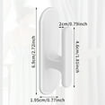 thumbnail image 5 of 4 Pieces Home and Office Blind Cord Winder Safety Adhesive Window Curtain Drapery Blind String Holder Hooks Wrap Cleats, 5 of 8