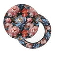 thumbnail image 2 of Fotbe Rose Flowers Stool Covers Round,Waterproof Round Bar Stool Covers Bar Chair Covers Washable Stool Cushion Slipcover for 12-14 Inch Chair-13 inch, 2 of 7