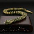 thumbnail image 2 of Cobra Statue Ornament Bronze Table Decorations Antique, 2 of 14