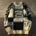 thumbnail image 2 of Suéter de manga larga navideño con giro lindo americano para hombres y mujeres, suéter holgado de moda de otoño e invierno de la calle Y2K, 2 of 4