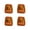 Orange, variant on 4-Pack Manual Pencil Sharpener, Double-Hole Portable Sharpener with Container for Kids & School, Compact Flip-Top Sharpener for Classroom & Colored Pencils