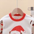 thumbnail image 5 of NOLDARES Toddler Baby Boy Outfits Clothing Set 2pcs Long Sleeve Graphic Print T Shirt and Joggers Pants Fall Winter Clothes Casual(Red,3-4 Y), 5 of 6