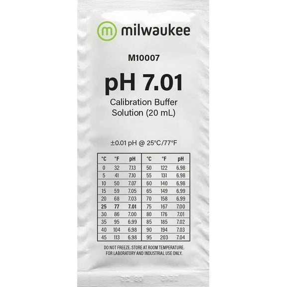 Milwaukee pH Tester Calibration/Buffer 7.01 Solution - Lot of 3