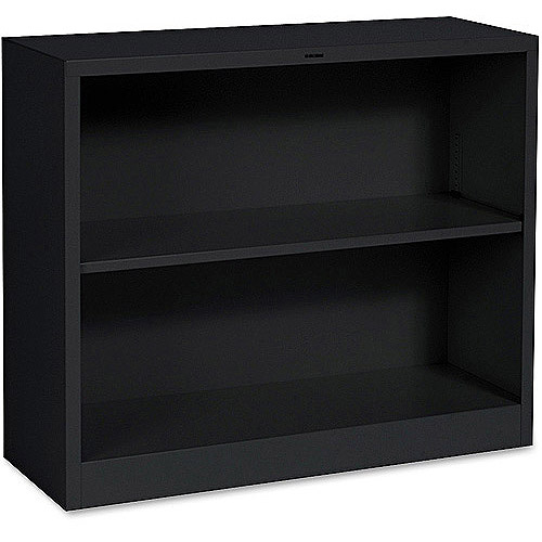 HON Metal Bookcase, 34-1/2w x 12-5/8d x 29h, 2 Shelves