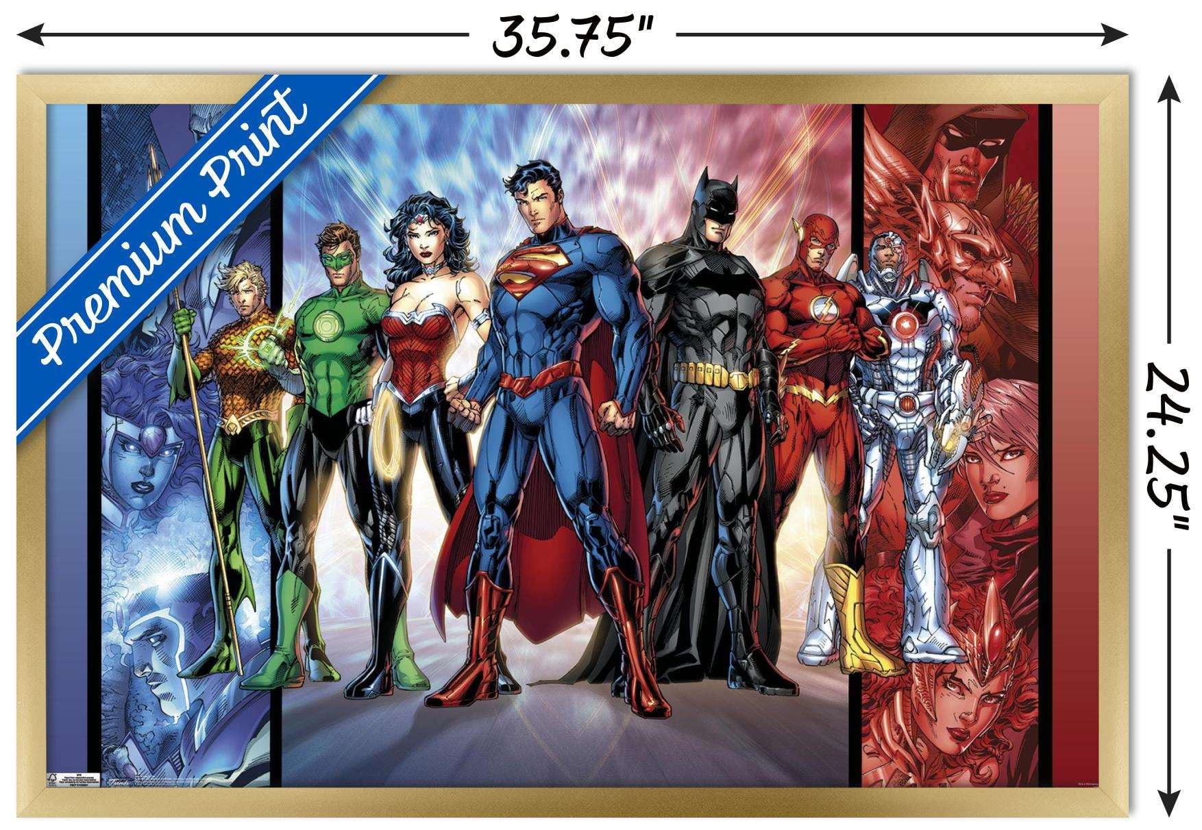 DC Comics - Justice League - The New 52 Wall Poster, 22.375" x 34", Framed