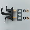 thumbnail image 5 of Zovajonia Matte Black Widespread Bathroom Basin Faucet Drain Sink Vanity Mixer Tap 2 or 3 Holes Vessel, 5 of 8