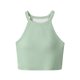 thumbnail image 4 of Puntoco Camisetas sin mangas ajustadas para mujer Camiseta sin mangas con almohadilla para el pecho y base de color sólido de verano integrada con cuello redondo para mujer, 4 of 5