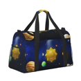 thumbnail image 2 of Vsdgher Solar System Pattern Unisex Hand Travel Bag,Foldable Travel Duffel BagsTravel Essentials Sport Gym Bag,Overnight Travel Duffel Bag with Adjustable Strap, 2 of 7