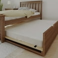 thumbnail image 2 of Max & Lily Twin Bed Frame with Trundle, Classic Solid Wood Platform Bed with Storage, 2 of 8