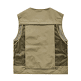 thumbnail image 2 of Men's Utility Vest Fishing Safari Vest Summer Travel Vest with Pockets Mesh quick drying Vest, 2 of 9
