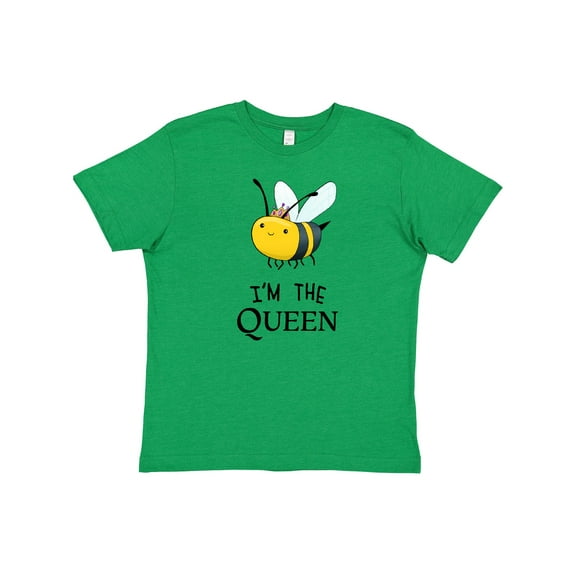 Inktastic I'm the Queen- cute queen bee Youth T-Shirt