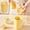 Yellow, variant on Winter Poetry Upgrade Silicone Ice Ball Maker, 4-Cavity Whiskey Ice Mold, Slow Melting Round Ice Tray White