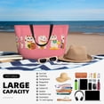 thumbnail image 5 of Sigee Cute Cat Print Extra Large Waterproof Beach Travel Bag with Zipper - Durable and Versatile for Vacation, Gym, and Daily Use, 5 of 7