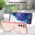thumbnail image 5 of for Samsung Galaxy S20 Fe 5G Case Pink Love Hearts Design for Women Girl Men, Luxury Plating with Strap Stand Full Camera Lens Protection Bumper for Galaxy S20 Fe 5G, 5 of 12