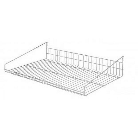 19" Deep x 35" Wide Chrome Shelf Attachment for EZ Wall Organizer