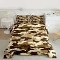 thumbnail image 2 of Manfei Camo King Size Comforter Sets,Rustic Outdoor Bedding Comforter Set,Brown Beige Bedding Set For Kids,Luxury Bedroom Decor Reversible,3pcs, 2 of 8