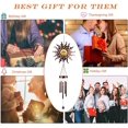 thumbnail image 6 of QiShi Outdoor Sun Decor with Warm Light, Sun Glass Ball Wind Chimes with Metal Tubes & Crackle Glass, Solar Wind Chimes Sympathy Wind Chimes, Gifts for Mom, Gifts for Grandma, Gift for Grandmother, 6 of 8