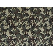 No-sew Fleece Kit,green-camo
