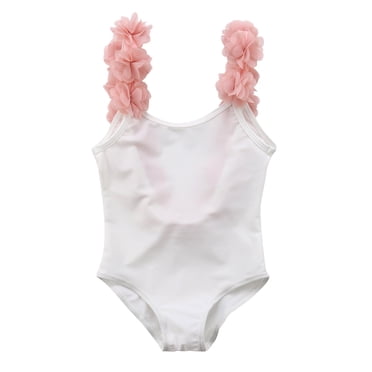 Girls Swimsuits One Piece Bathing Suits For Girl Swimsuit Kids With Adjustable Straps Summer
