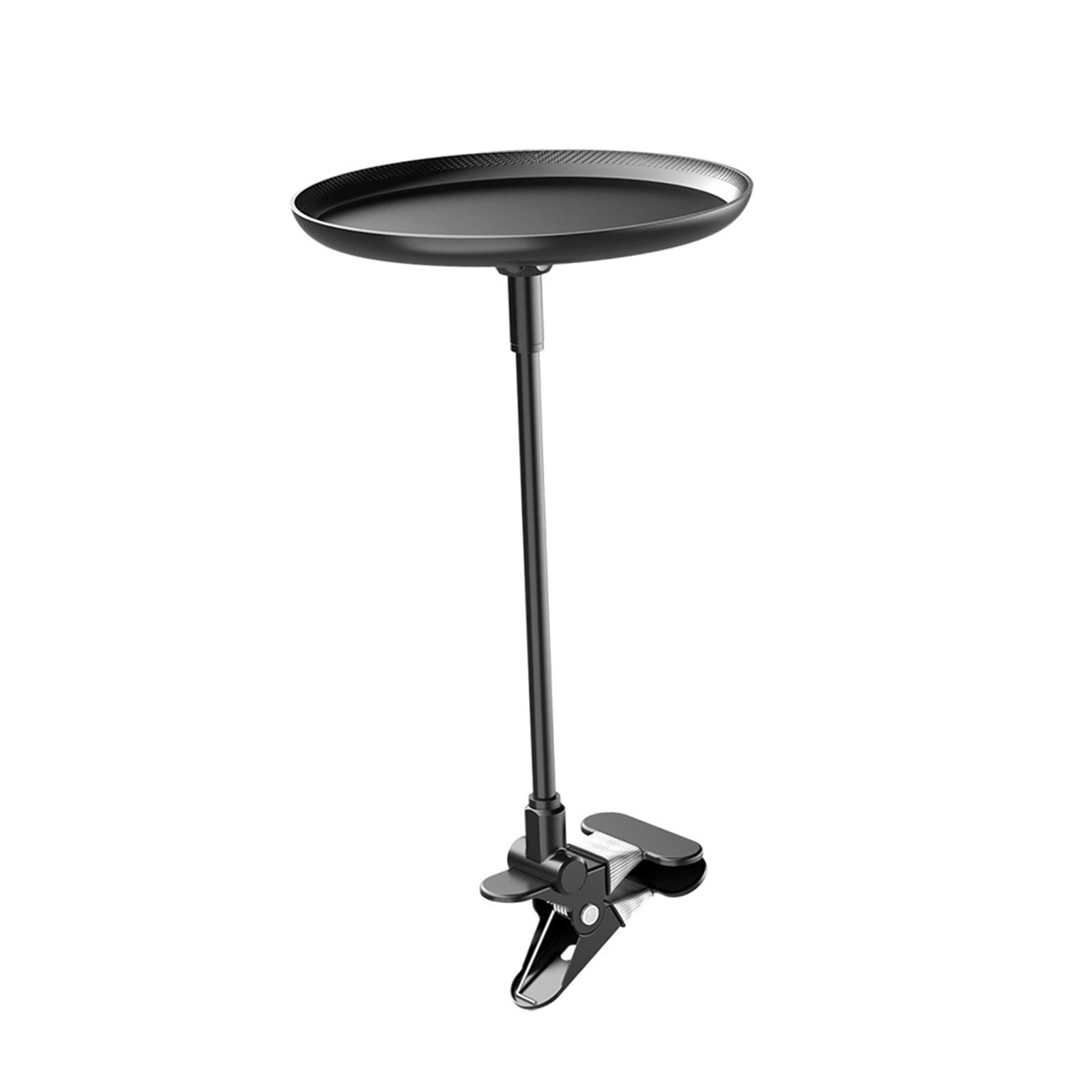 lacooooppia Generic Car Food Tray Drink and Snack Table Easy Installation Adjustable Anti Slip Auto Accessories Clip Type Tray Drink Tray