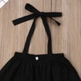 thumbnail image 3 of Toddler Kids Girl Off Shoulder Tops Stripe Pants 2PCS Outfits Clothes Set 1-6 Years, 3 of 5