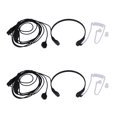 thumbnail image 1 of 2X Micrófono de Garganta Vibración Auricular Auricular para Radio Bidireccional Baofeng Uv-5R Uv-82 Uv-B6 Bf-888S Auricular Walkie Talkie, 1 of 5
