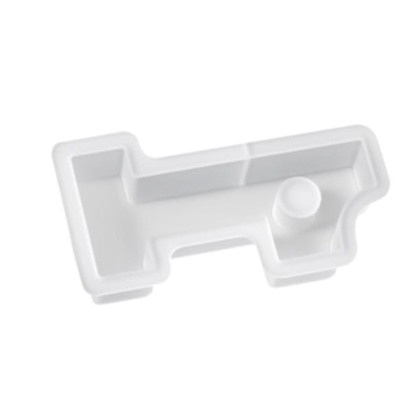 Troquel de portavelas de resina epoxi, troquel de silicona para candelabro, herramienta de fabricación de portavelas duradera fácil de desmoldar para 1
