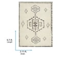 thumbnail image 3 of Livabliss x Becki Owens Solana Global Moroccan Area Rug,3'11" x 5'7",Ivory/Pewter, 3 of 10