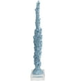 thumbnail image 5 of 17" x 16" Blue Resin Coral Sculpture with Clear Resin Base, by DecMode, 5 of 7