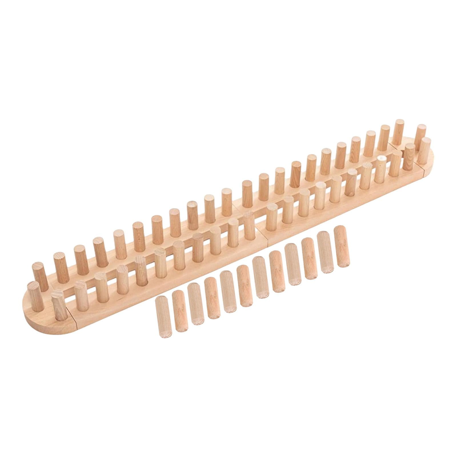 Wooden Loom Frame Chunky Yarn Blanket Loom Mini Weaving Loom Sturdy Wooden Material for DIY Throw Blankets